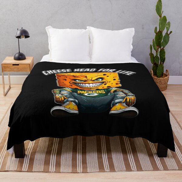 Item preview, Cheese Head for Life Green Bay Football Character Graphic designed and sold by RobertWal90229.