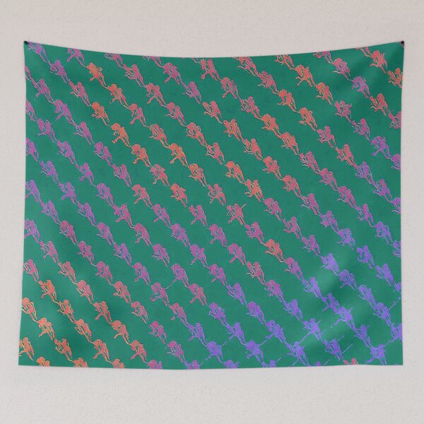 Item preview, Moving figures in the flow of color designed and sold by Sigtrix.