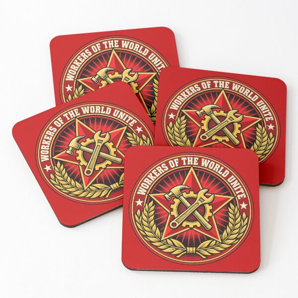 Item preview, Workers Of The World Unite Soviet Red Star Communist CCCP Hammer And Sickle designed and sold by ZIGLWORKS.