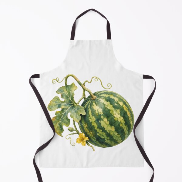 Item preview, Dabuleni Watermelon Botanical Illustration Southern Romania Art designed and sold by FurusatoGallery.