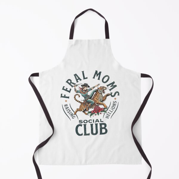 Item preview, Feral Moms Raising Hellions Social Club – Funny Mom  designed and sold by roartusa.