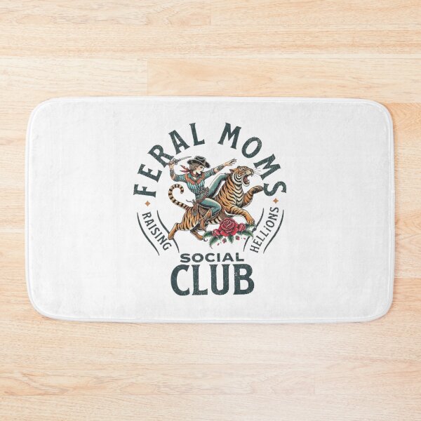 Item preview, Feral Moms Raising Hellions Social Club – Funny Mom  designed and sold by roartusa.