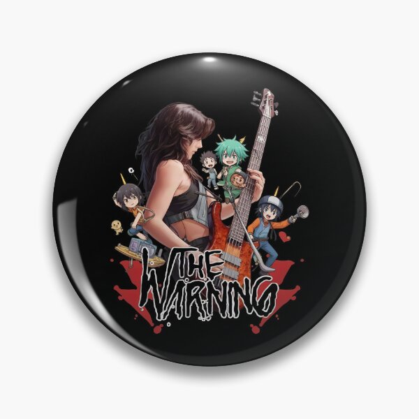 Item preview, The Warning Band Bass Guitar Rock Girl Art designed and sold by ZubairNalban.