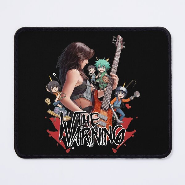 Item preview, The Warning Band Bass Guitar Rock Girl Art designed and sold by ZubairNalban.