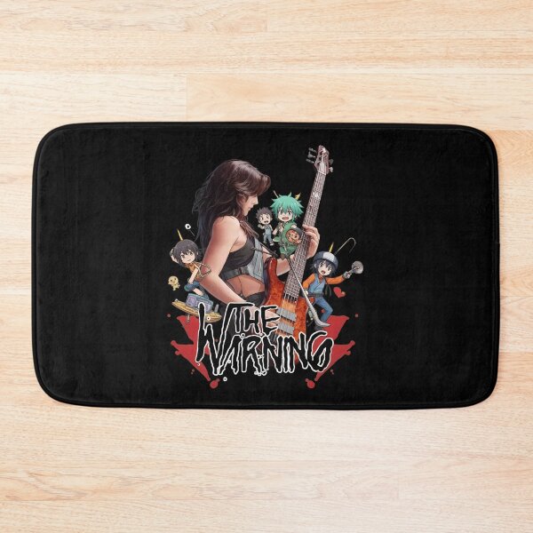 Item preview, The Warning Band Bass Guitar Rock Girl Art designed and sold by ZubairNalban.