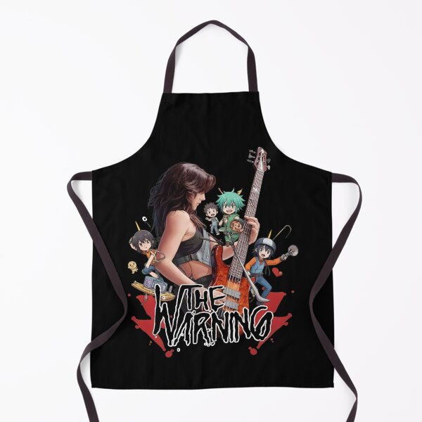 Item preview, The Warning Band Bass Guitar Rock Girl Art designed and sold by ZubairNalban.
