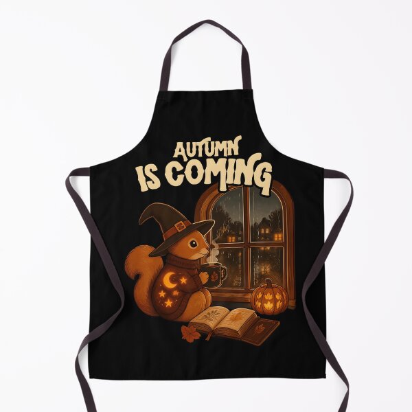 Item preview, Witchy Squirrel Autumn Is Coming Spooky Cozy Aesthetic designed and sold by LeSoniPapaPrint.