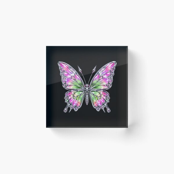 Item preview, Holographic Chrome Butterfly Y2K Design designed and sold by Myra365Art.