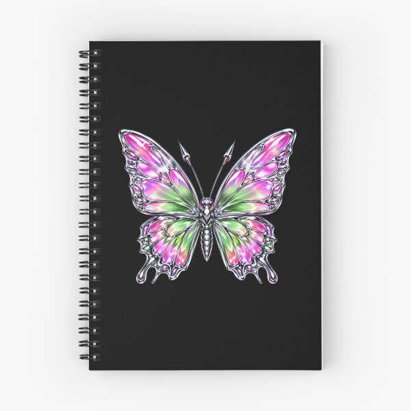 Item preview, Holographic Chrome Butterfly Y2K Design designed and sold by Myra365Art.
