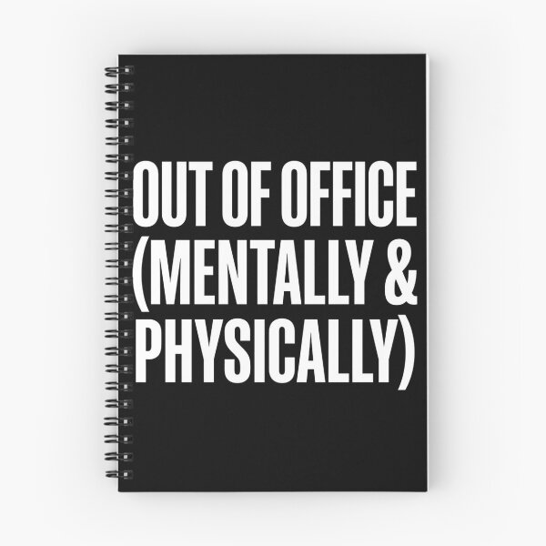 Item preview, Out Of Office Mentally & Physically Corporate Humor T-Shirt designed and sold by KreatoLab.