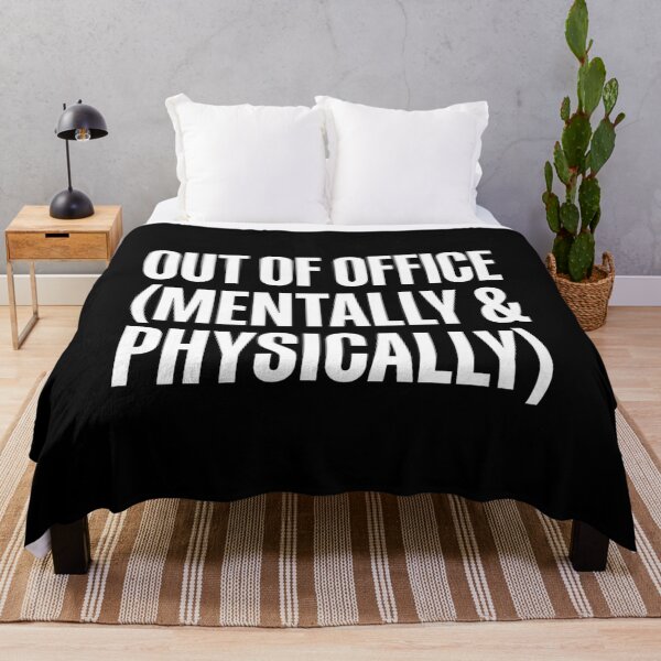 Item preview, Out Of Office Mentally & Physically Corporate Humor T-Shirt designed and sold by KreatoLab.