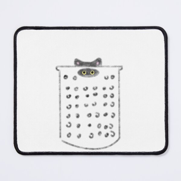 Item preview, Black Cat Peeking In Boba Cup designed and sold by raun.draw.