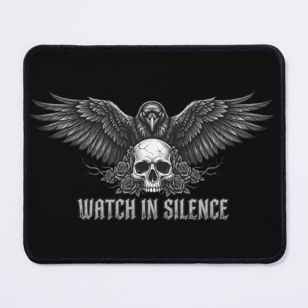 Item preview, Watch in Silence Dark Gothic Raven designed and sold by Ghost Of Chill.