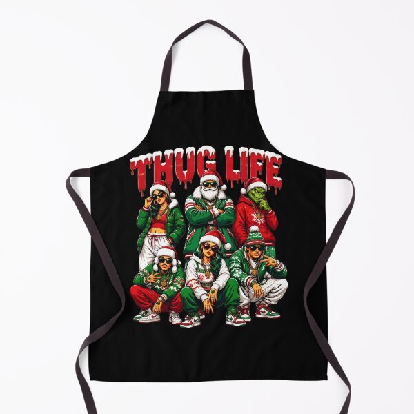 Item preview, Thug Life Christmas Grinch Santa Crew designed and sold by ZubairNalban.