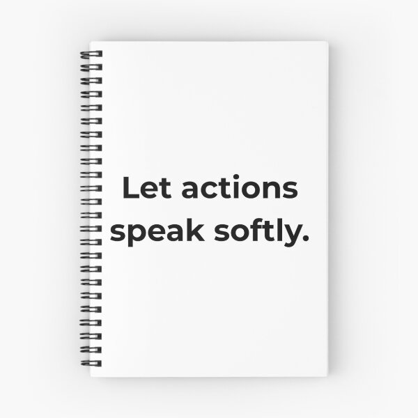 Item preview, Let actions speak softly. designed and sold by MPSTUDIOPL.