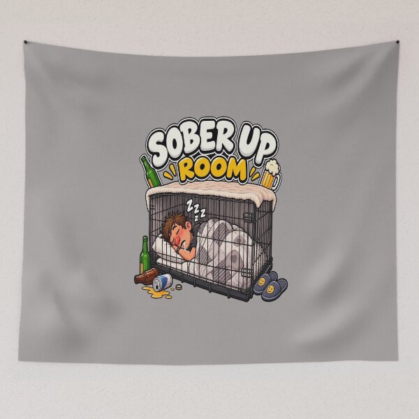 Item preview, Sober Up Room Funny Hangover Party Crate designed and sold by FABIOLA1970.