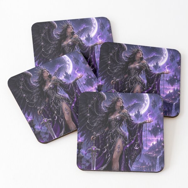 Item preview, Queen of the Moonlit Abyss – Dark Celestial Angel designed and sold by i-corp.