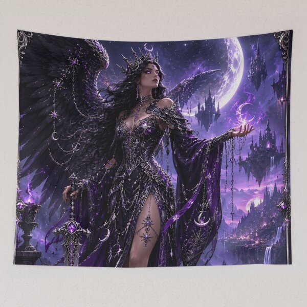 Item preview, Queen of the Moonlit Abyss – Dark Celestial Angel designed and sold by i-corp.