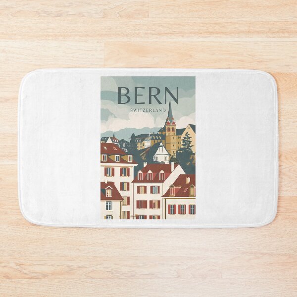 Artikelvorschau, Eine historische Reiseillustration von Bern – Schweiz entworfen und verkauft von WalkingInNa.