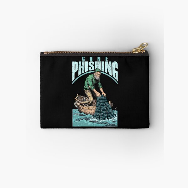Item preview, Computer Hacker Gone Phishing Funny Binary Code Net Fishing designed and sold by GrandeDuc.
