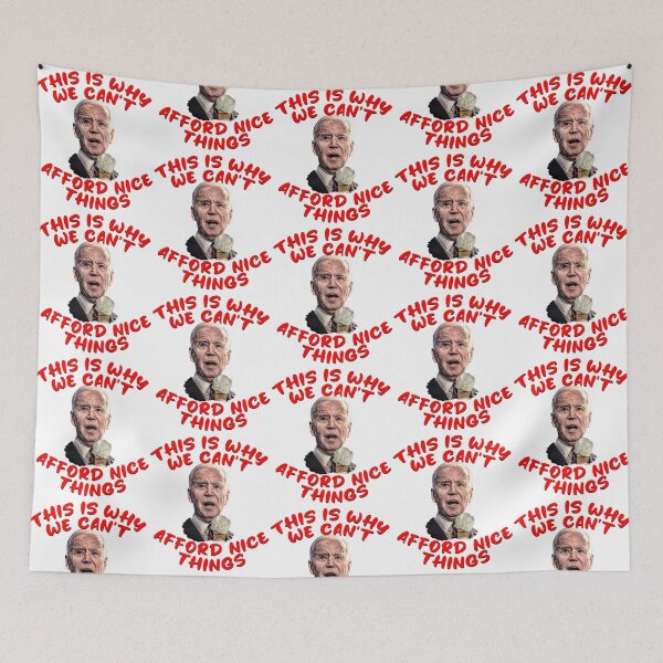 Item preview, Biden Cartoon This Is Why We Can'T Afford Nice Things designed and sold by PennysCrafts.