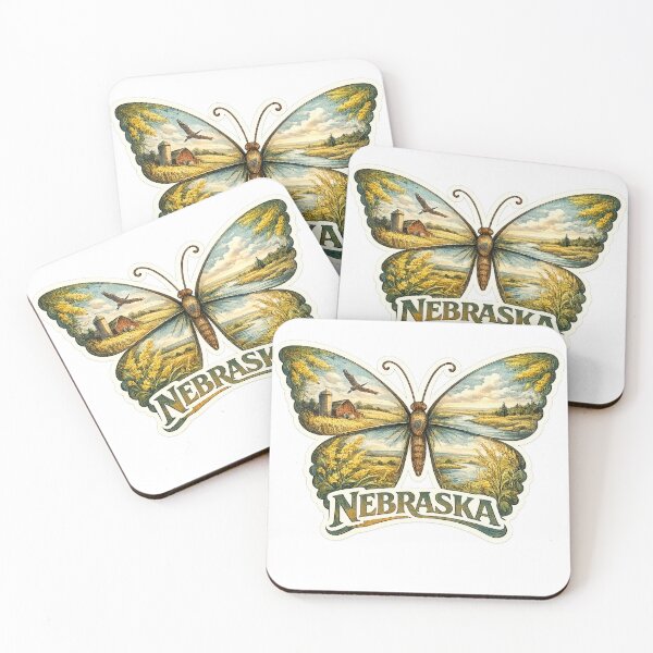 Item preview, Nebraska State Soul Butterfly designed and sold by Whimspired By Paxx.