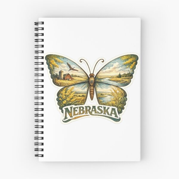 Item preview, Nebraska State Soul Butterfly designed and sold by Whimspired By Paxx.