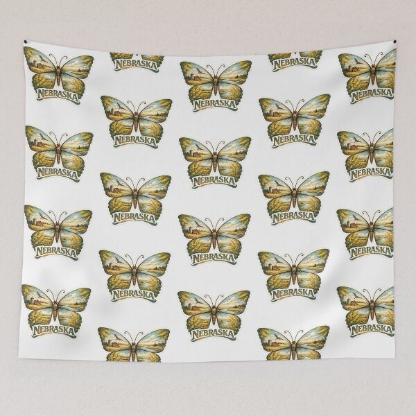 Item preview, Nebraska State Soul Butterfly designed and sold by Whimspired By Paxx.