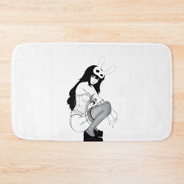 Item preview, Goth bunny mask for girls, alternative dark aesthetic designed and sold by OH-MY-GOTH.