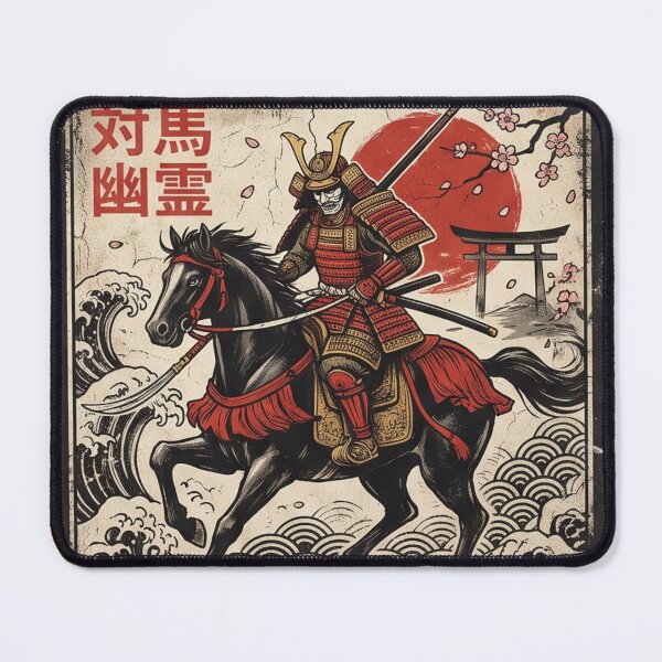 Item preview, Vintage Samurai Legend Graphic - Retro Japanese Ukiyo-e Warrior Art designed and sold by SoulsLoveDesign.