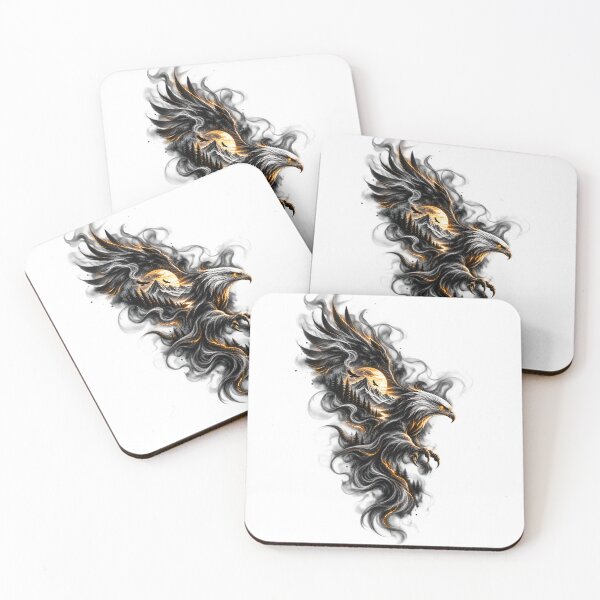 Item preview, Eagle Mountain Spirit Dark Fantasy Art designed and sold by CreativeMindsetLab.