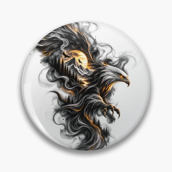 Item preview, Eagle Mountain Spirit Dark Fantasy Art designed and sold by CreativeMindsetLab.