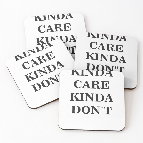 Item preview, Kinda Care Kinda Don't Sassy Introvert Typography designed and sold by dived.