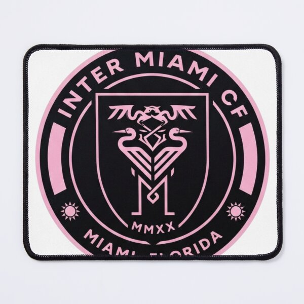 Item preview, Inter Miami CF Minimalist Crest Poster - Pink and Black Soccer Logo Art designed and sold by annaarthk.