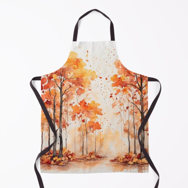 Item preview, Autumn Forest Watercolor Painting designed and sold by RawNaturePrints.