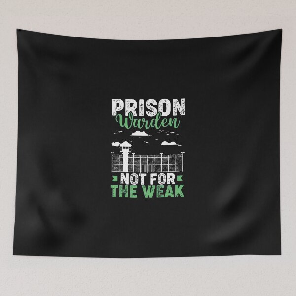 Item preview, Prison Warden Not For The Weak Funny Graphic designed and sold by klasenbee.