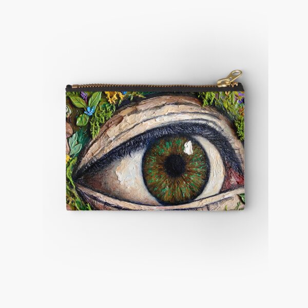 Item preview, Hazel Forest Eye with Mushrooms - Autumn Woodland Fantasy Art designed and sold by MAISON SYLVIE.