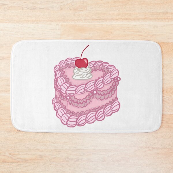 Item preview, Pink Vintage Heart Cake designed and sold by blessedblossom-.