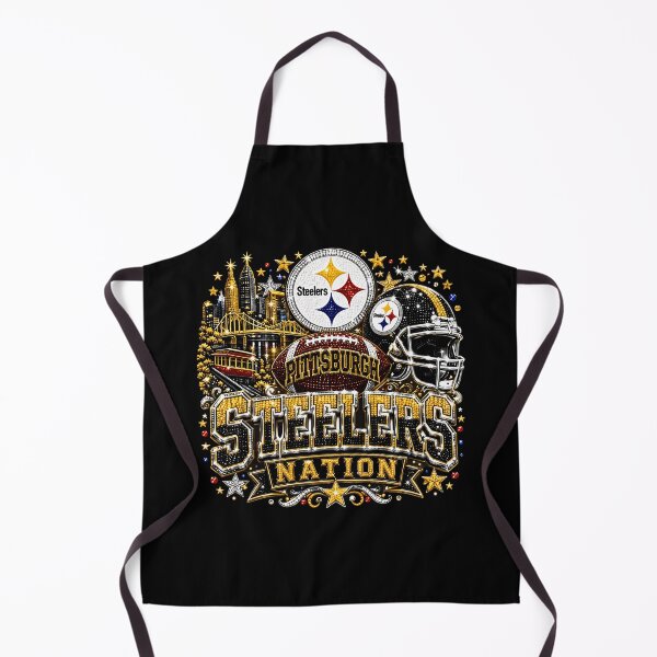 Item preview, Pittsburgh Steelers Nation Glitter Football Collage Graphic designed and sold by TammyWrig14399.