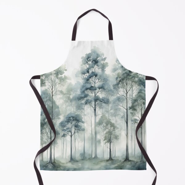 Item preview, Misty Forest Watercolor Painting designed and sold by RawNaturePrints.