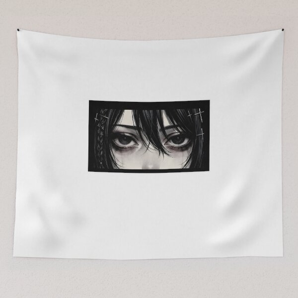 Item preview, Sad anime eyes, dark grunge aesthetic, manga panel designed and sold by OH-MY-GOTH.