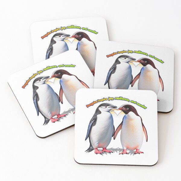 Item preview, Penguins Inspire Joy Resilience and Wonder – Cute Penguin Love & Inspirational Design designed and sold by GloboStyle Design .