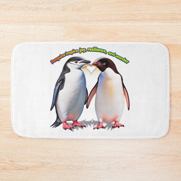 Item preview, Penguins Inspire Joy Resilience and Wonder – Cute Penguin Love & Inspirational Design designed and sold by GloboStyle Design .