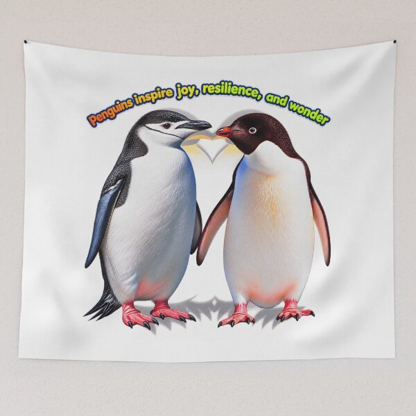 Item preview, Penguins Inspire Joy Resilience and Wonder – Cute Penguin Love & Inspirational Design designed and sold by GloboStyle Design .