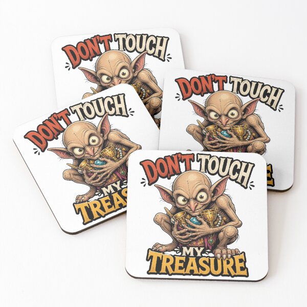 Item preview, Don't Touch My Treasure – Funny Fantasy Cave Creature designed and sold by Cavalier-org.
