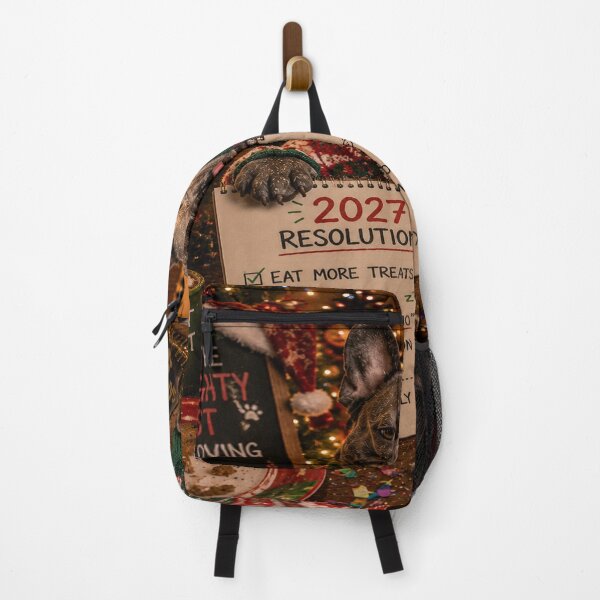 Item preview, Funny 2027 New Year French Bulldog - Cheers to More Chaos designed and sold by FrenchiesMoneyEaters.