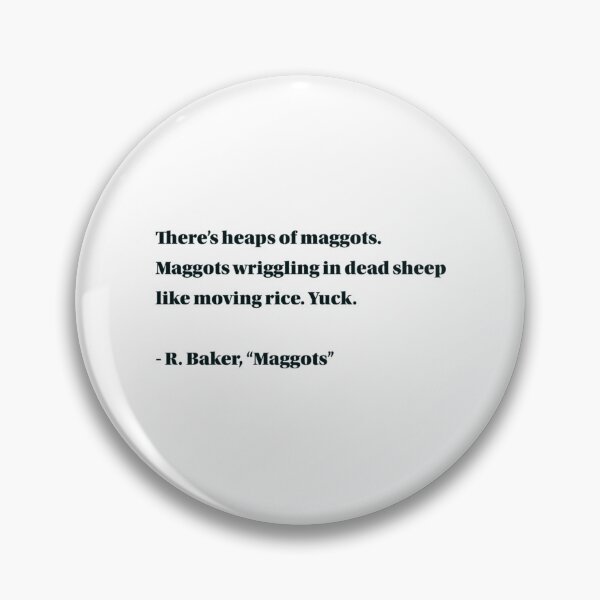 Item preview, Maggots By Ricky Baker designed and sold by merchwemam.
