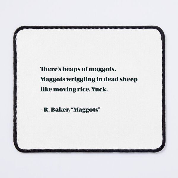 Item preview, Maggots By Ricky Baker designed and sold by merchwemam.