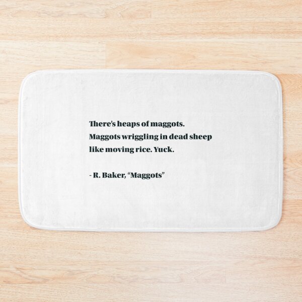 Item preview, Maggots By Ricky Baker designed and sold by merchwemam.