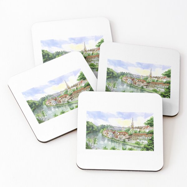 Item preview, Bern Cityscape. Switzerland designed and sold by WalkingInNa.